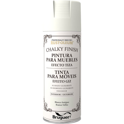 Pintura chalky xylazel spray blanco antiguo