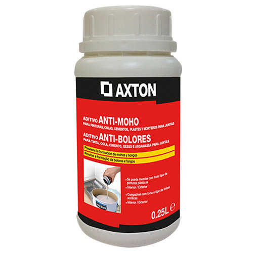 Pintura interior satinado reveton pro 4l 1002-y neutro verdoso muy luminoso 19 Aditivo antimoho transparente axton 0 25l
