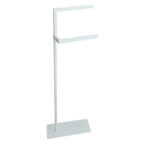 Toallero de pie zuri blanco 38x97 cm de la marca CROMADOS MODERNOS en acabado de color Blanco fabricado en Acero