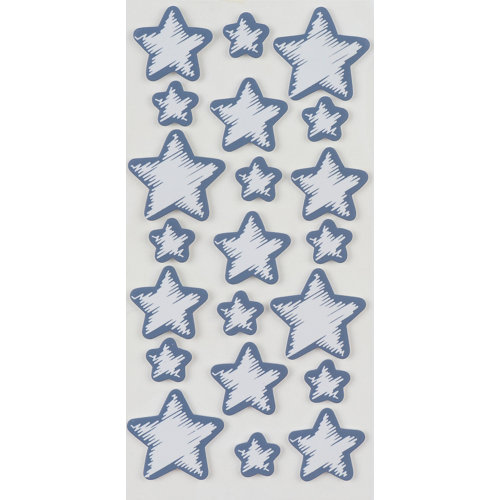 Stickers foam estrellas 34x15 cm
