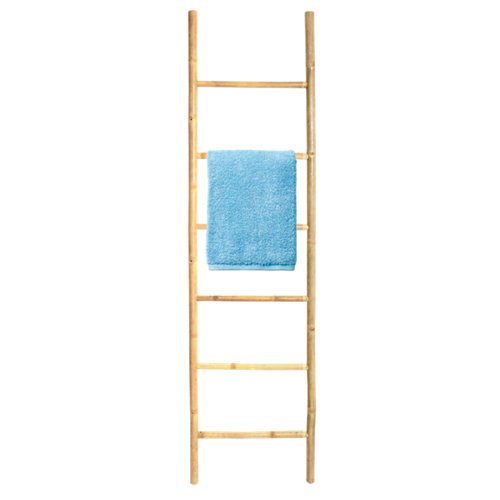 Escaleras Escamoteables 22 Toallero escalera baño marrón 50x190 cm