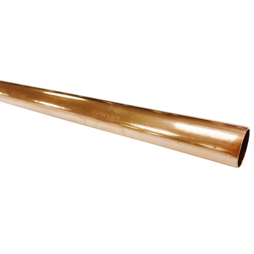 Tubería de cobre 22 mm de ø 2,5 m de longitud