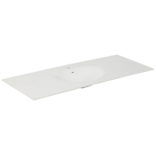 Lavabo monza blanco 120.7x9x51.5 cm