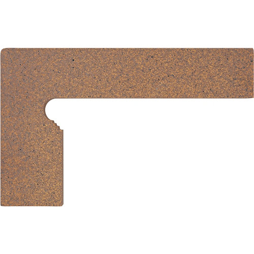 Baldosa de 37x75 cm en color beige 28 Zanquin fiorentino izquierdo 40x24,5 natural