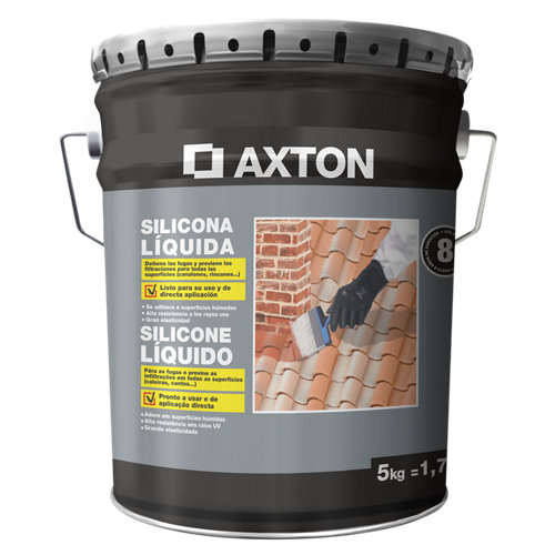 Silicona líquida axton 5kg gris