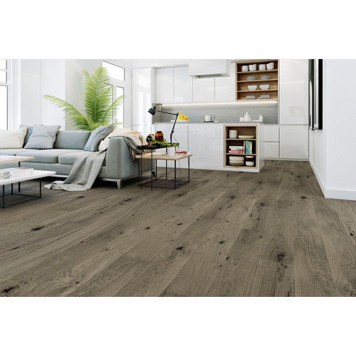 Suelo de madera galparket forte xl gris oscuro