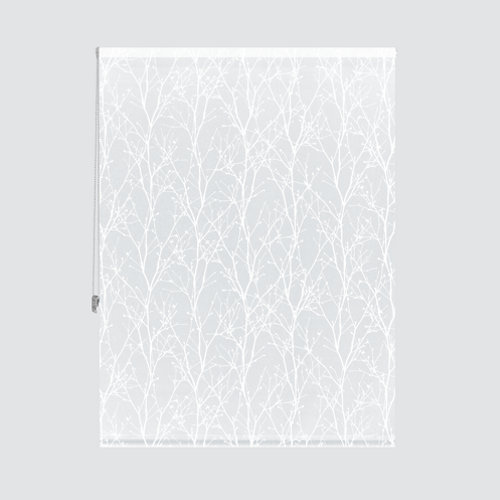 Estor enrollable ramas blanco de 94x235cm