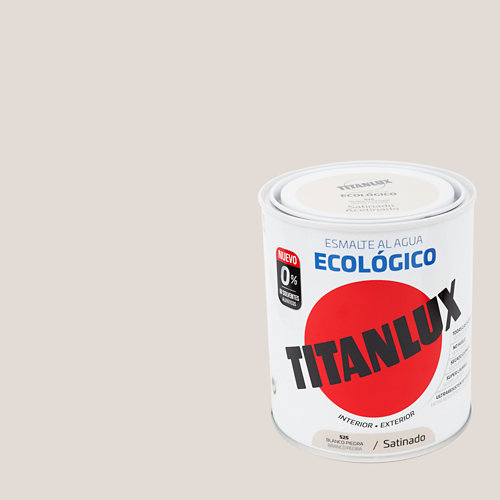 Pintura interior mate luxens 15l 1002-y50r neutro gris piedra muy luminoso 17 Esmalte al agua titanlux blanco piedra satinado 0 75l
