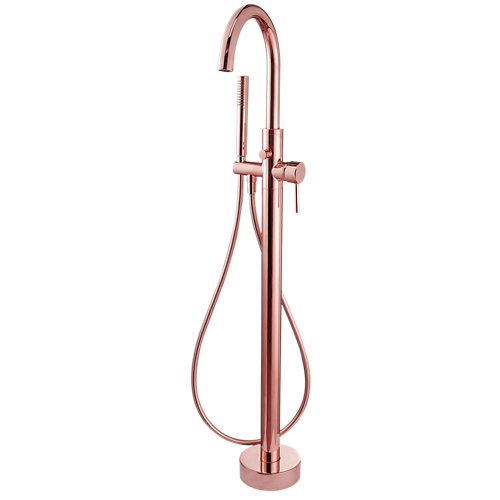 Grifo bañera monomando maier ministar oro rosa de la marca MAIER en acabado de color Rosa fabricado en Latón