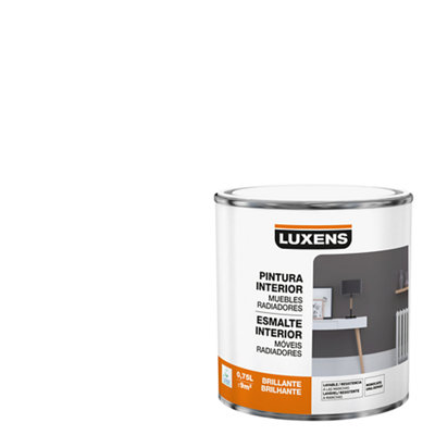 Esmalte de interior LUXENS blanco brillante 0,75L