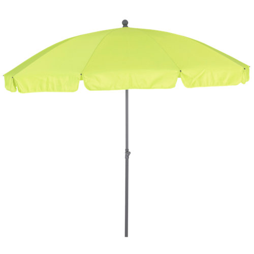 Parasol redondo de acero naterial bigrey amarillo 250x250 cm