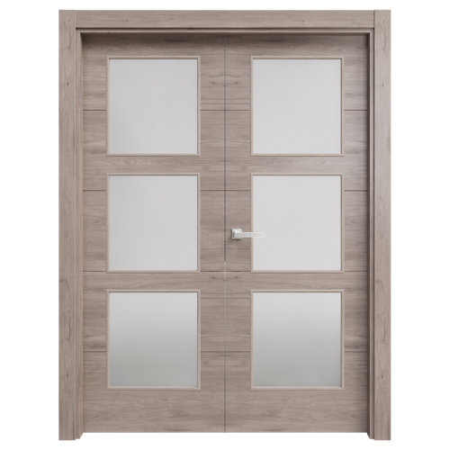 puerta berna gris de apertura derecha de 125 cm