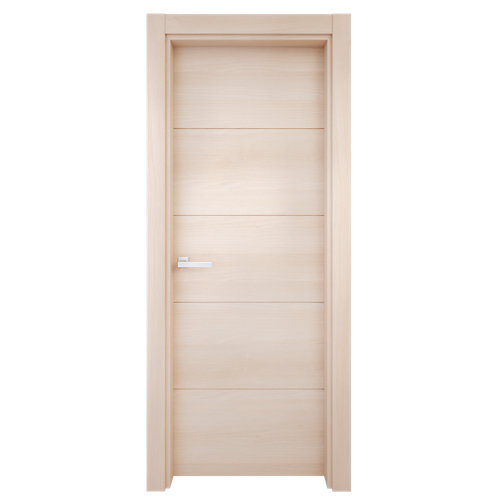 Escalera 1/4 de vuelta nice4 interior ancho 64cm acabado gris claro/nogal claro 26 Puerta berna acacia de apertura derecha de 72.5 cm