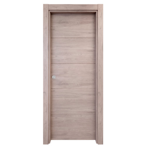 Puerta de interior corredera berna gris de 62.5 cm