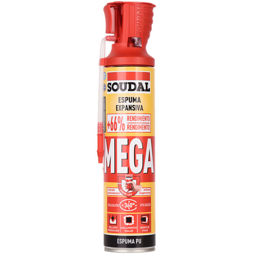 Espuma expansiva mega genius 600 ml