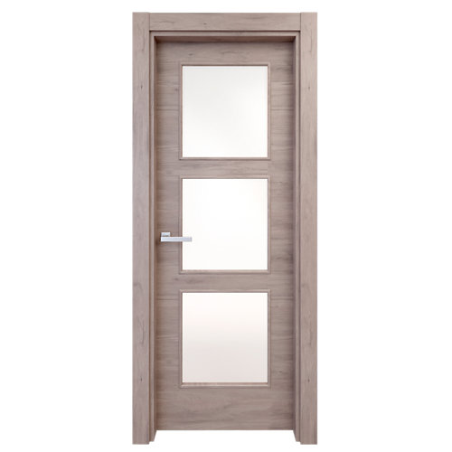 puerta oslo gris de apertura derecha de 72.5 cm