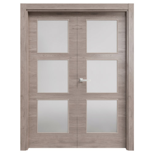 puerta oslo gris de apertura derecha de 72.5 cm
