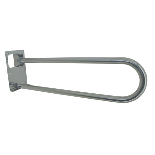 Asidero de baño 73x73 cm gris / plata de la marca CROMADOS MODERNOS en acabado de color Gris / plata fabricado en Acero lacado