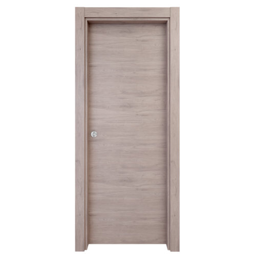 Puerta de interior corredera oslo gris de 82.5 cm