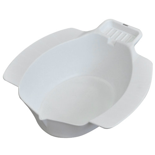 Bidé portátil blanco 34.5 x 9.5 cm de la marca CROMADOS MODERNOS en acabado de color Blanco fabricado en Plástico
