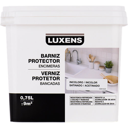 Barniz protector encimeras luxens satinado 0 75l
