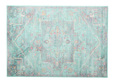Alfombra color azul viscosa Lara Aqua 160 x 230cm · LEROY MERLIN Alfombra color azul viscosa Lara Aqua 160 x 230cm · LEROY MERLIN