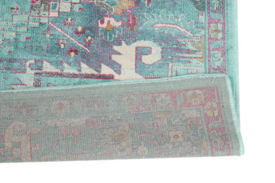 Alfombra color azul viscosa Lara Aqua 160 x 230cm · LEROY MERLIN Alfombra color azul viscosa Lara Aqua 160 x 230cm · LEROY MERLIN