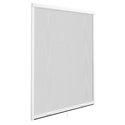 Mosquitera enrollable elite color blanca para ventana de140x140cm (ancho x alto)