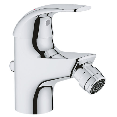 Grifo bidé monomando grohe start curve cromo de la marca Grohe en acabado de color Gris / plata fabricado en Latón