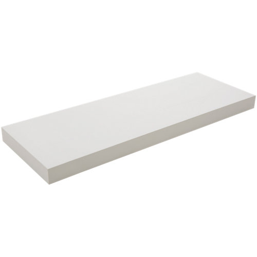 Estante spaceo mdf de color blanco 60x3,8x23 cm (anchoxgrosorxfondo)