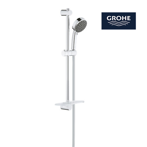Alcachofa de ducha + flexo + barra grohe comfort cromado con 2 funciones