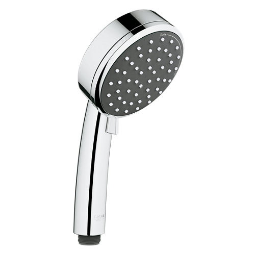 Alcachofa de ducha grohe vitalio comfort cromado con 2 funciones de la marca Grohe en acabado de color Gris / plata fabricado en ABS