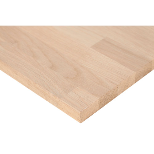 Tablero macizo de roble de 18mm de espesor y 50x200cm