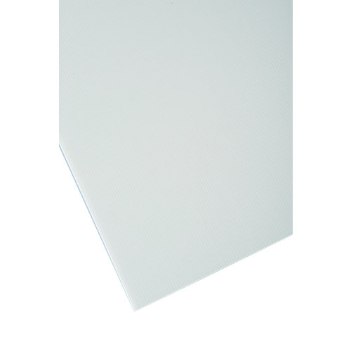 Vidrio plástico blanco opaco de 2.5 mm de grosor y 200x100cm