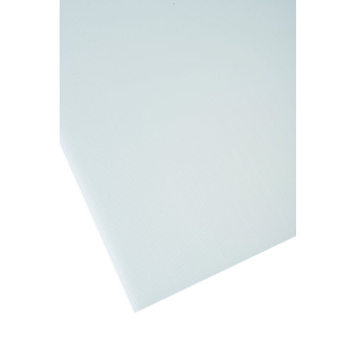 Placa de polipropileno transparente opaco de 2.5 mm de grosor y 50x50cm
