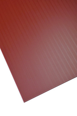 Vidrio plástico marrón opaco de 2.5 mm de grosor y 150x50cm