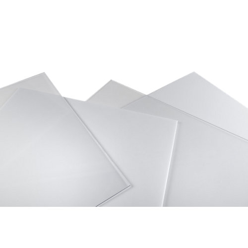 puerta oslo roble de apertura izquierda de 62.5 cm 26 Vidrio plástico blanco liso de 2 mm de grosor y 150x50cm