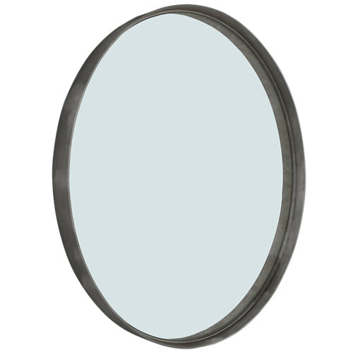 Espejo de baño kende gris / plata 80 x 60 cm