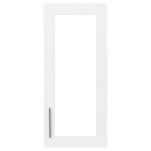 Puerta vitrina cocina delinia verona blanco 40x90 cm