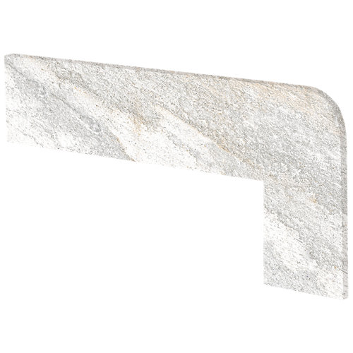 Suelo cerámico terk 23x120 noyer-rouille artens 24 Zanquin derecho 17,5x42,3 roca polar
