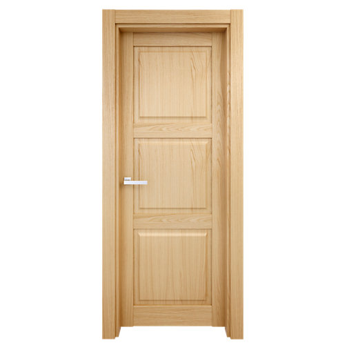 Puerta abatible moscu roble line plus roble derecha de 82.5x203 cm