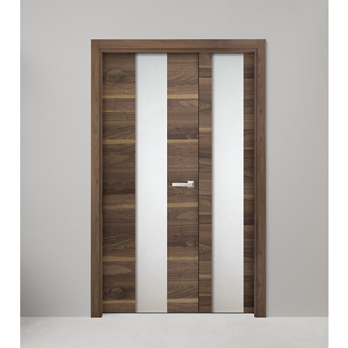 Puerta oboe nogal de apertura izquierda de 115.00 cm