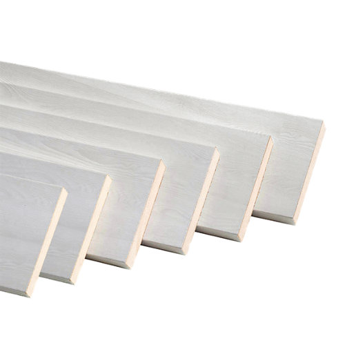 Kit de 6 jambas mdf blanco 80 x 16/12