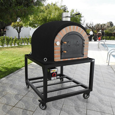 Horno exterior Gran Canaria de barro refrectario para 12 personas de 120 cm  ø · LEROY MERLIN