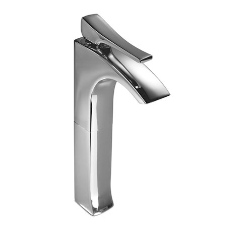 Grifo lavabo caño alto monomando maier skip cromo de la marca MAIER en acabado de color Gris / plata fabricado en Latón