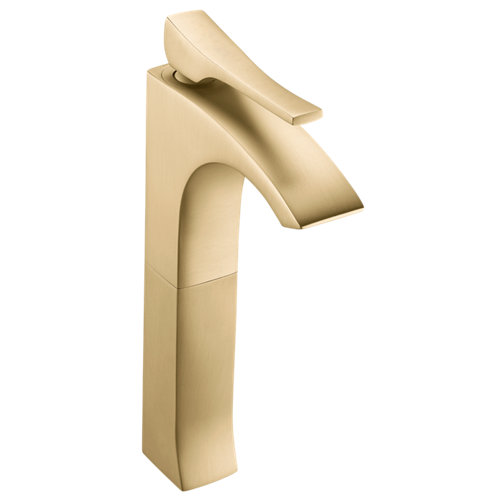 Grifo lavabo caño alto monomando maier skip oro de la marca MAIER en acabado de color Amarillo / dorado fabricado en Latón