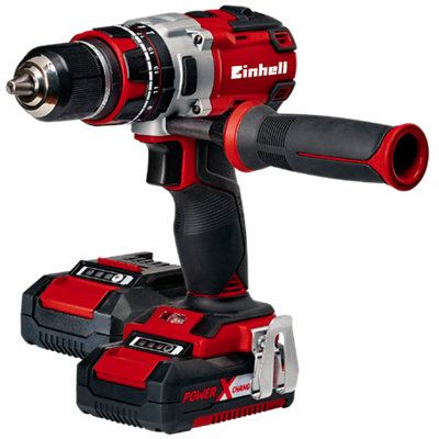 Taladro percutor batería EINHELL 18V TE-CD 18 Li-i BL 2x2.0Ah