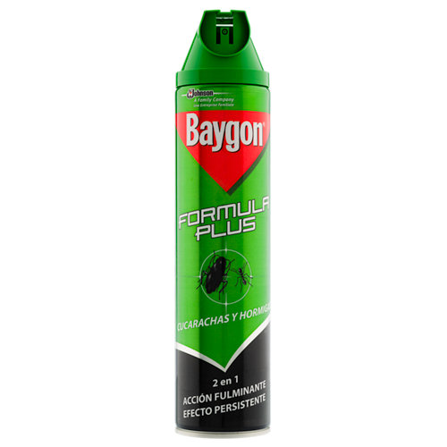 Insecticida anticucarachas y hormigas baygon aerosol 600 ml