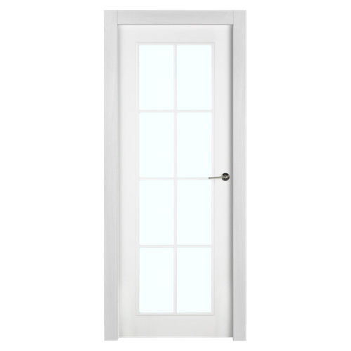 Armario spaceo home manila gris oscuro abatible interior blanco 240x160x60cm 24 puerta marsella blanco de apertura izquierda de 82.5 cm