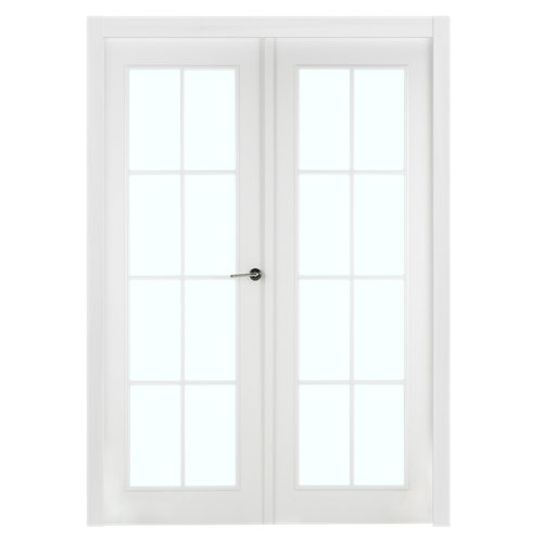 puerta marsella blanco de apertura izquierda de 145 cm